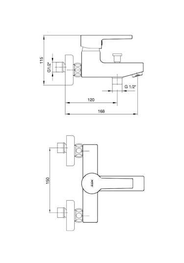 Eca Delta Banyo Lavabo Mutfak Batarya Seti 102102346 - 102108633 - 102108765 - Krom