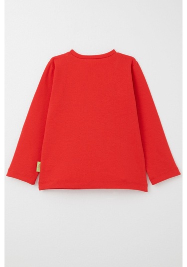 Breeze Kız Bebek Uzun Kollu Tişört Basic 9 Ay-3 Yaş, Narçiçeği Nar Çiçeği