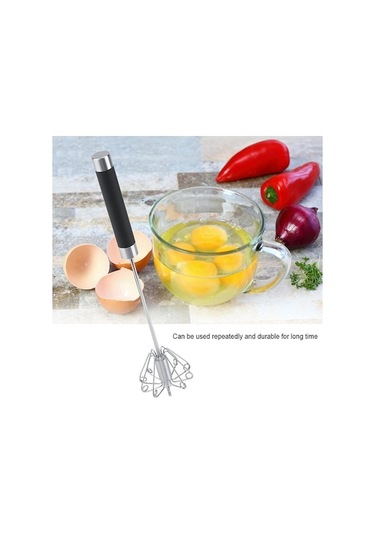 Ulzyvf Yumurta Yumurta Yarı Whipk, Ve Push Push Paslanmaz Otomatik Karıştırma, Karıştırma İtme Dövme Döndürülebilir Çırpma, Çırpma, Çırpma, Çırpma Çırpıcı, Çelik Aşağı Ahşap 9.45 2.17in Ql Ahşap