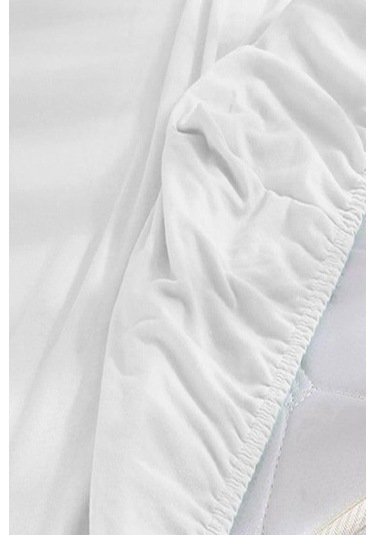 2 Adet Düz Pamuklu Tek Kişilik 80 X 200 X 30 Cm Lastikli Penye Çarşaf Siyah-beyaz