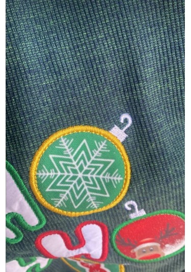 Gedyco Hohoho Yeşil Küçük Irk Köpek Likralı Sweatshirt