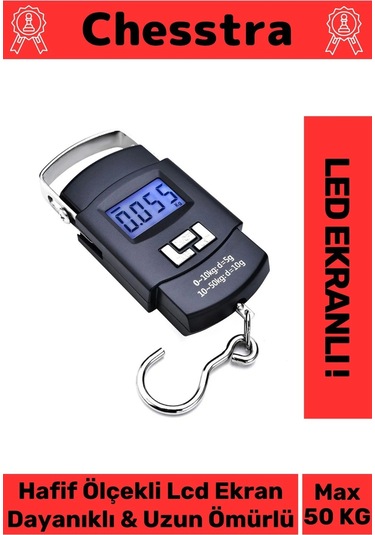 Lcd Ekran Seyahat Bavul Ağırlık El Terazi Dijital Çok Amaçlı Taşınabilir Askılı Pilli Bagaj Tartısı Çok Renkli