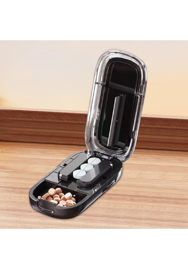 Suntek Hap Bölücü Taşınabilir Çok İşlevli Kullanışlı Siyah Yarı Siyah