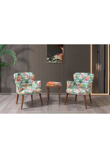 Bahar Çay Seti (Balkon, Salon, Cafe, Ofis) 2+1+1