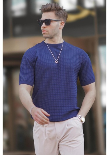 Madmext Madmext Erkek Lacivert Tişört 5685-lacivert Lacivert