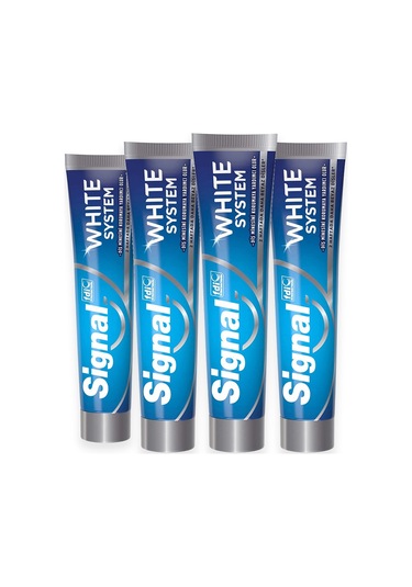 Signal White System Original Diş Macunu 4 x 75 ML