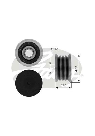 GATES OAP7110 ALTERNATÖR KASNAĞI MEGANE LAGUNA II TRAFIC MASTER 1