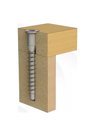 Dıskont Onlajn Mobilya İçin Sekiz Köşe Başlıklı 6.3x50 Mm Mobilya Kılavuz Vidası 226003408 Diğer