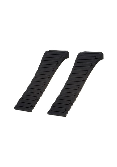 Porsche Design P6620 Model Uyumlu Silikon Saat Kordonu Siyah