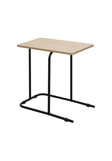 Stix Çok Amaçlı Sehpa - Ceviz / Siyah 50x30x50 Cm