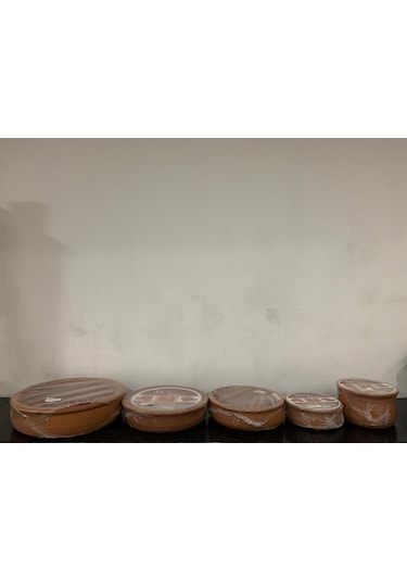 Mahir Güveç Toprak Orta Tava 22-24 Cm 6 - 8 Kişilik