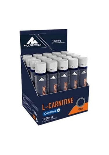 Multipower L-Carnitine Liquid 1800 Mg 20 Ampul-Şeftali