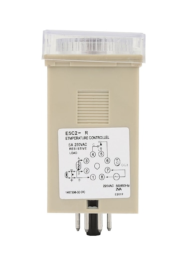 Mufunye E5c2-r20k K Tipi 220vac Dijital Sıcaklık Kontrol Cihazı 0-400 C Akıllı Isıtma Soğutma Regülatörü