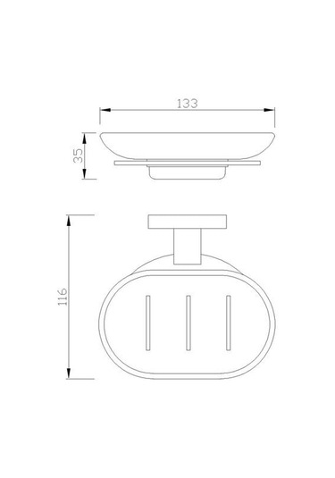 Fontana - Sabunluk Krom, Cam Outlet - Fc-40102- Diğer
