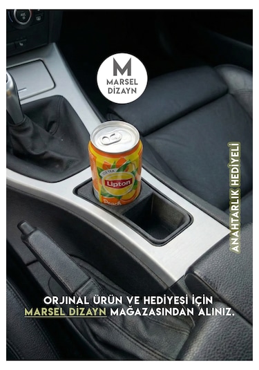 Bmw E90 E91 E92 E93 Uyumlu Orta Konsol Bardaklık - Siyah 1
