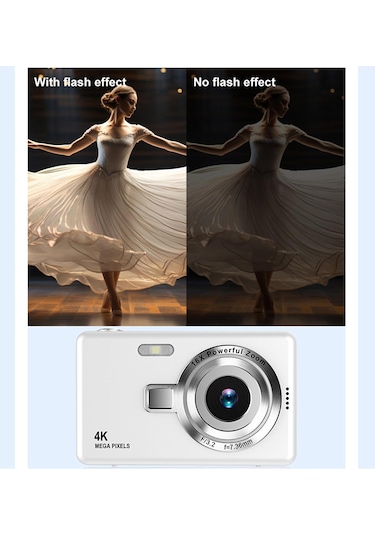 Çok İşlevli Ccd Kamera, 2.4 İnç Lcd Ekran Öğrenci Dijital Kamera, 16x Dijital