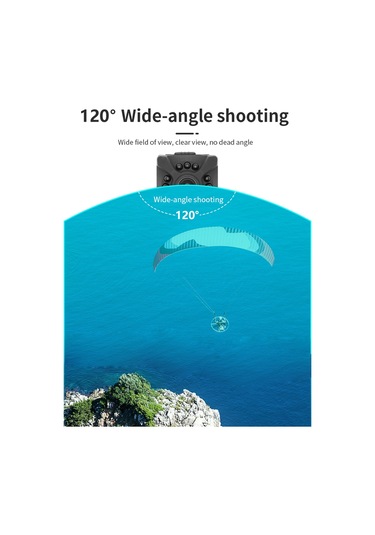 Vkemall Mini Bebek Monitörü Kamera Akıllı Kablosuz 1080p Yüksek