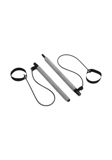 Suntek 2 Bölüm Pilates Bar Egzersiz Çubuğu Güç Gri Gri