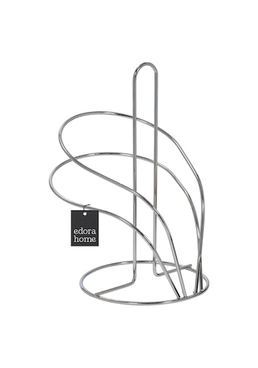 Silver Kuğu Kağıt Rulo Havluluk, Peçetelik Mutfak Banyo Çocuk Yatak Odası Aksesuar - Metal Paslanmaz Gümüş