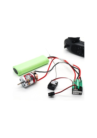 Yunboo 540 Fırçalı Motor, Tırmanma Araçları İçin Yüksek Tork, Su Geçirmez Paslanmaz Çelik Kasa, Değiştirilebilir Karbon Fırçalar, 29t