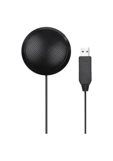 L-30 Usb Mini Mikrofon: 360 Tüm Yönlü, Gürültü Azaltma, Plug & Play - Toplantılar, Yayınlar İçin