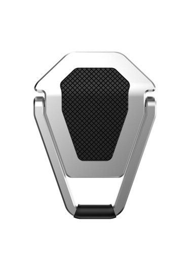 Vkemall Alüminyum Notebook Isıtma Dağıtıcı Standı - Portatif Katlanabilir Tasarım, Ergonomik Yükseklik, Silikon Paspaslı, Siyah-gümüş