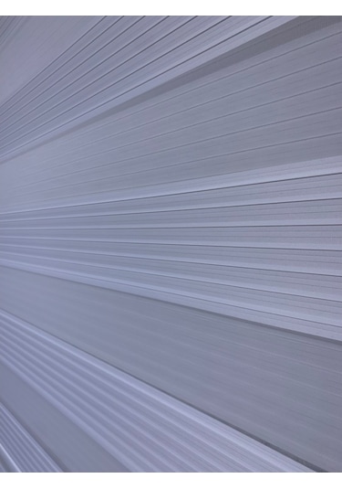 Beyaz Renk Geniş Plise Zebra Stor Perde Tüm Ölçülerde (82113405)
