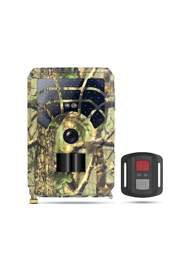 24mp 1296p Wifi Av Ve Yaban Hayatı Kamerası Hareket Algılamalı, Kızılötesi Gece Görüşü, Su Geçirmez Açık Hava İzleme Cihazı Kamuflaj Çok Renkli Çok Renkli