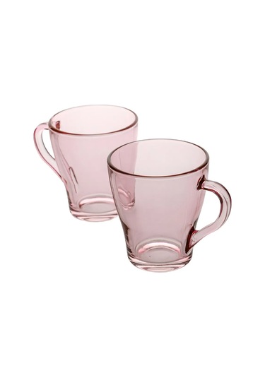 Osz Cam Çay Bardağı Seti, 6 Parça, 250 Ml 276726486 Pembe