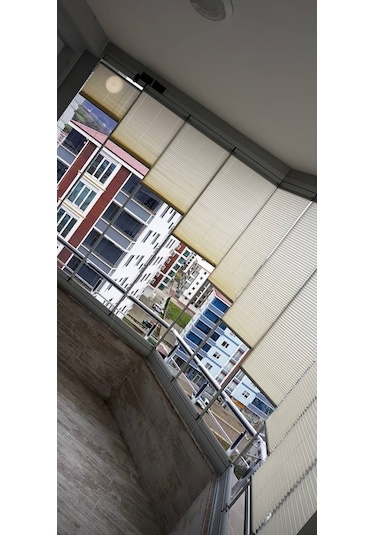 As Perde Cam Balkon Perdesi Plise Perde