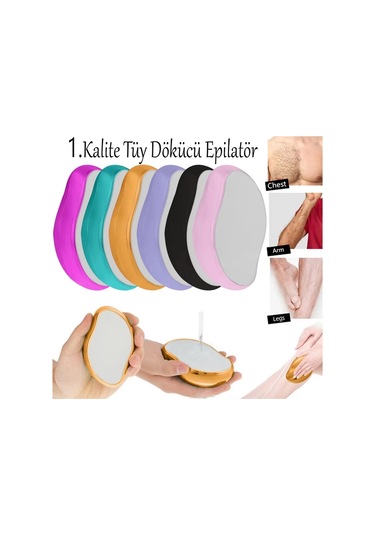 Kristal Epilatör Tüy Dökücü Renkli