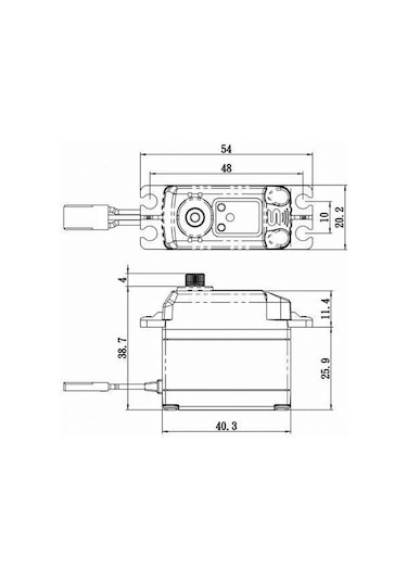 Savox Sb2273sgp Digital Servo Brushless Motor High Voltage Çelik Dişli