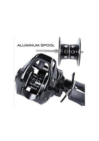 Novahub Yüksek Kaliteli Siyah Baitcasting Makara - 13bb Hafif Grafit Çerçeve - Sağ El Balıkçılık Makaraları