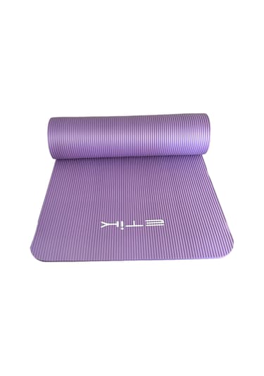 Yoga Matı 8 Mm Taşıma Askılı Yoga Minderi Etk100104 Mor