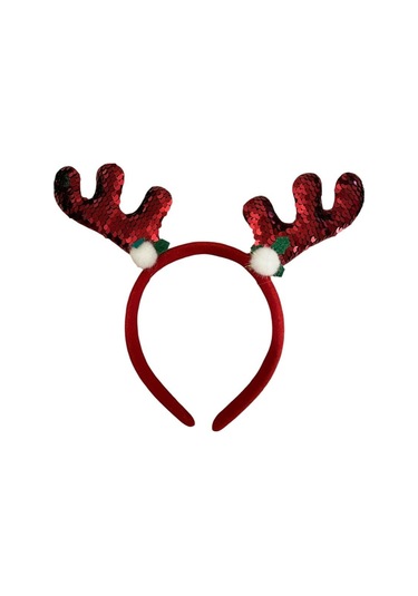 Yılbaşı Tacı Kırmızı-yeşil Pullu