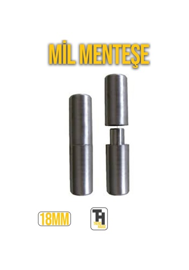 Mil Menteşe Ağır Yük Tipi Ekstra Dayanıklı Kolay Montajlı Ürün 18 Mm