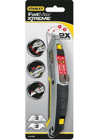 Stanley 0-10-789 Çift Ağızlı Maket Bıçağı