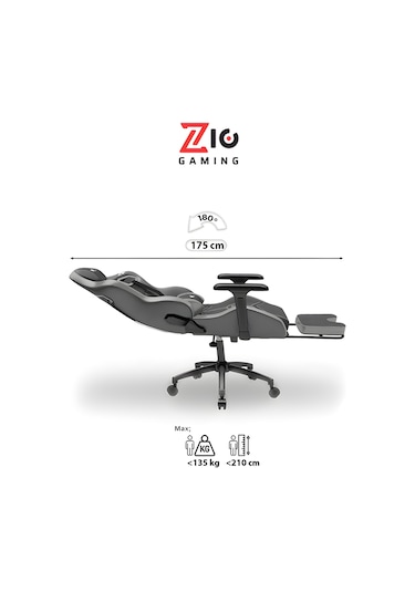 Zio Venom Xl Profesyonel Oyuncu Koltuğu - Antrasit / Antrasit - 1595b0517