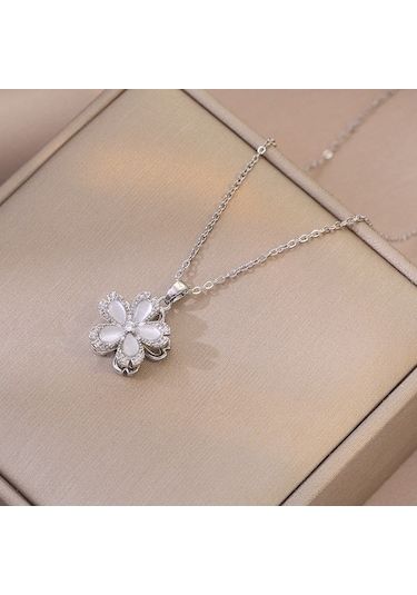 Bayan Kolye: Moda Estetiği Titanyum Çelik Kolye No.77 Çok REnkli