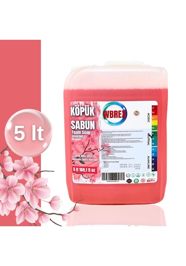 Wbrex Japon Kiraz Çiçeği Köpük Sabun 5 L