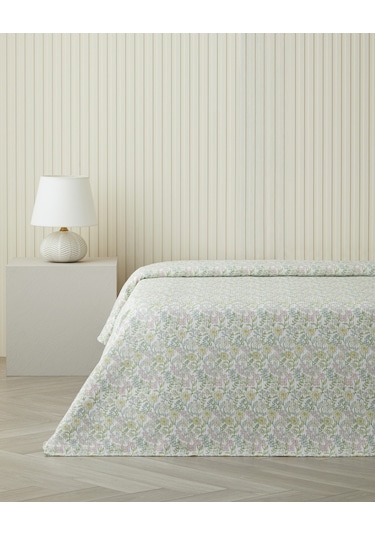Spring Garden Çift Kişilik Pike 200x220 Cm Yeşil