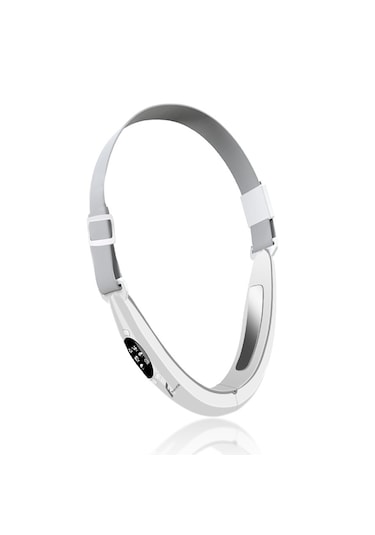 Veryfit HY18 V Şekilli Yüz Germe Çene Eritme Elektrikli Ledli Titreşimli 8 Modlu Ems Güzellik Cihazı Beyaz