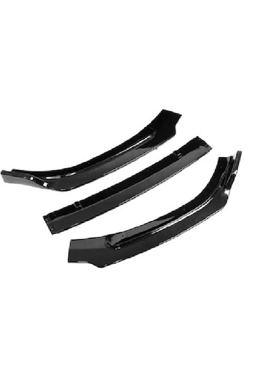 Seat İbiza Ön Tampon Eki Body Kit Karlık Lip 4 Parça Siyahlip