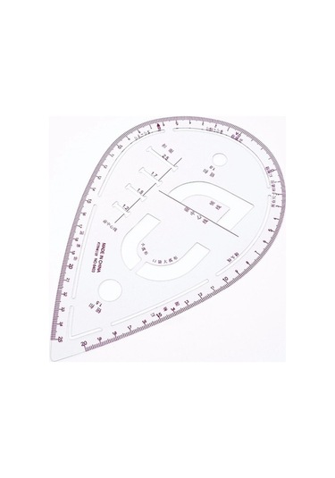 Flybuy 7 Adet Dikiş Eğrisi Metrik Cetvel Seti - Terzi Giyim Aracı