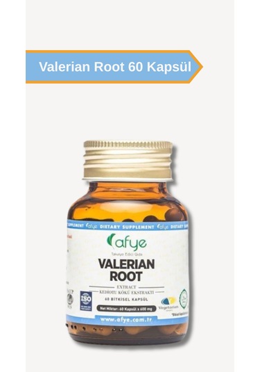 Afye Valerian Root 60 Kapsül 600 Mg Kediotu Kökü 60 Kapsül
