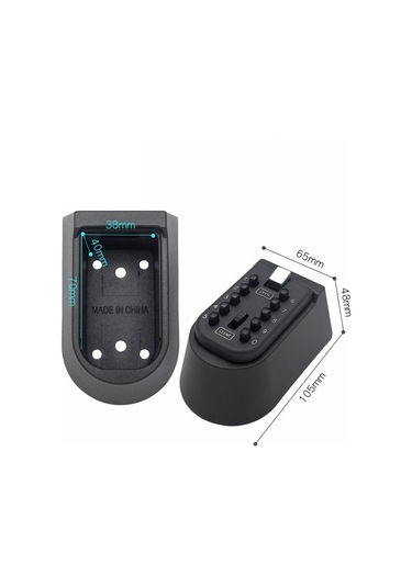 Mühlen Safe Key 9 Şifreli Çelik Kasa Anahtar Kasası Kutusu Anahta