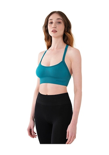Musclecloth Nova Seamless İpli Bra Cool Blue