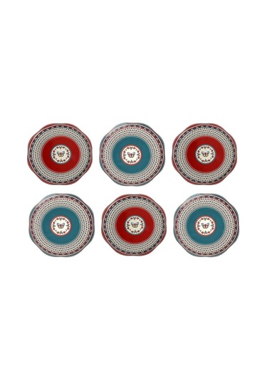 Liora Bone 27cm 6 Lı Tabak Seti Çok Renkli