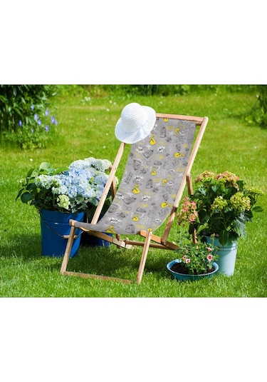 Bluehomeconcept Adawall Home Grey Angry Tweety Şezlong