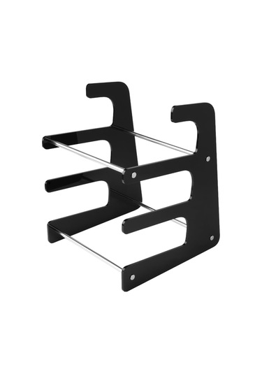 Sones Akrilik Klavye Saklama Braketi Üç Katmanlı Klavye Ekran Standı Siyah